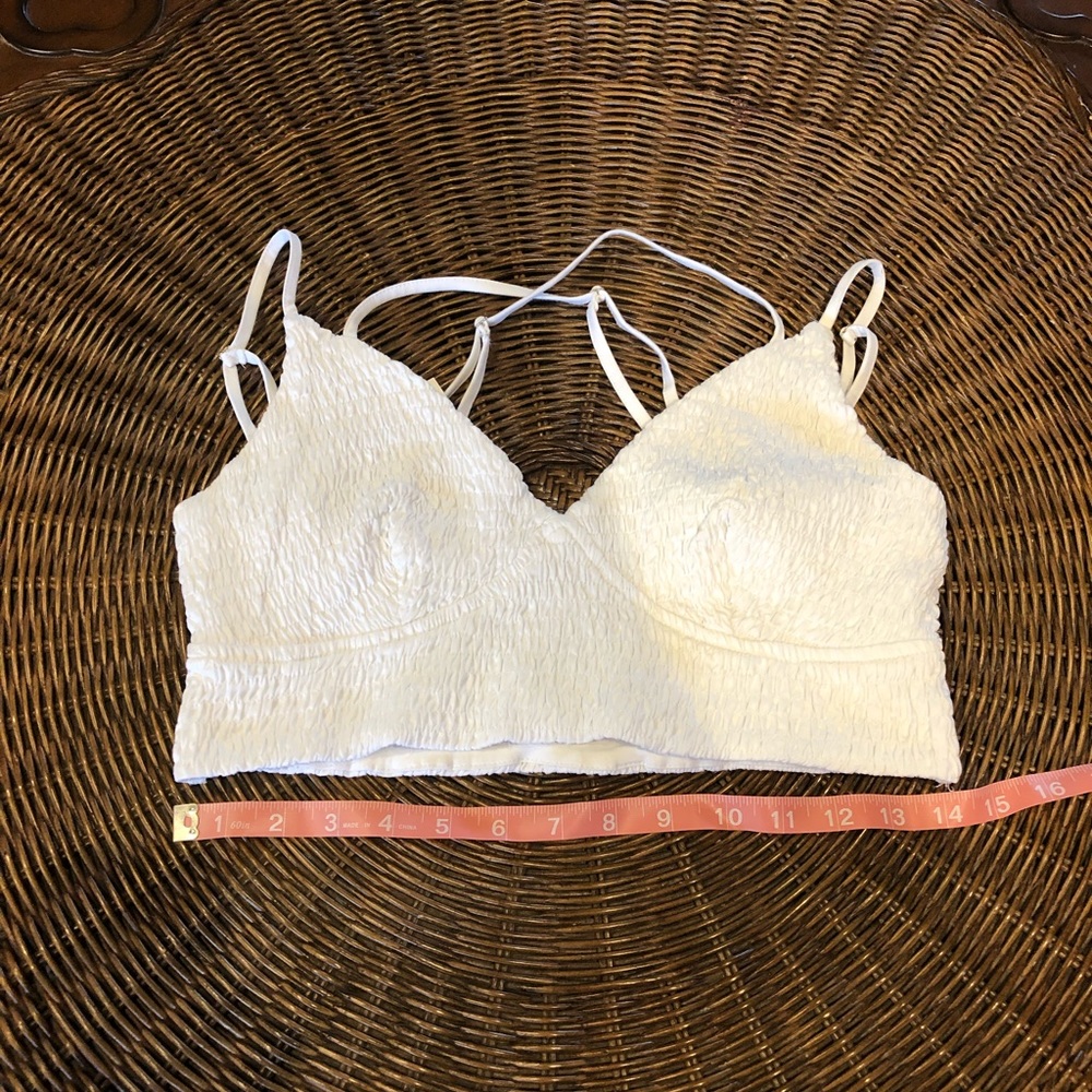 White bralette